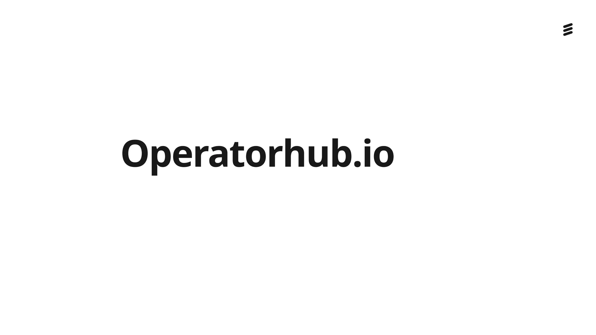 Ericsson Internal | 2018-02-21
Operatorhub.io
 