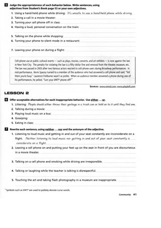 Summit 1 workbook | PDF
