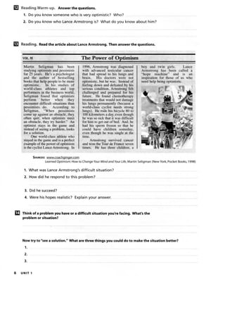 Summit 1 workbook | PDF