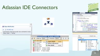 Integration using Satellite Apps <?php $wsdl =  'http://simpsons.jira.com/rpc/soap/jirasoapservice-v2?wsdl' ; $username =  'homer' ; $password =  'beer' ; $client =  new  soapclient($wsdl); $token = $client->login($username, $password); $filterID =  '10240' ; $issues = $client->getIssuesFromFilter($token, $filterID); $drupalPages =  create_drupal_pages ($issues); foreach  ($drupalPages  as  $issueKey => $pageUrl) { $remoteComment =  create_remote_comment ($pageUrl); $issues = $client->addComment($token, $issueKey, $remoteComment); } 