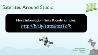Useful APIs for Automation ->  Reporting ->  Integration ->  Automation Use filters to monitor for new hot issues Use feeds to listen for build results Kick off new builds Modification & creation of pages 