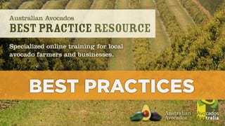 BEST PRACTICES	
  
 