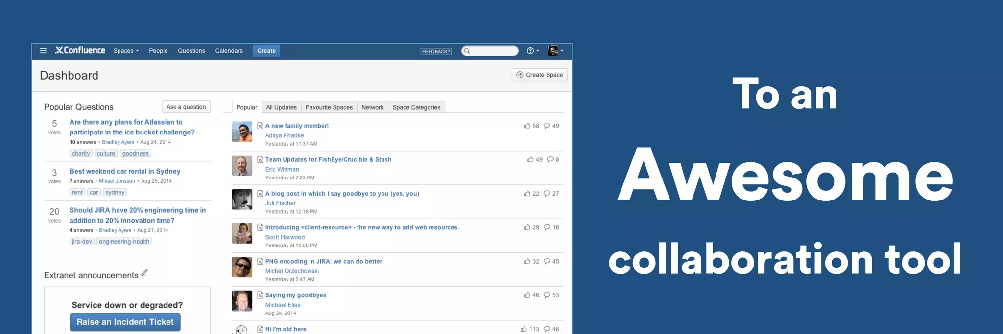 To an 
Awesome 
collaboration tool 
 