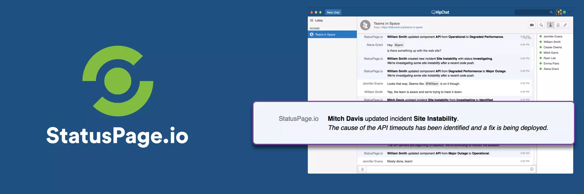 StatusPage.io 
 