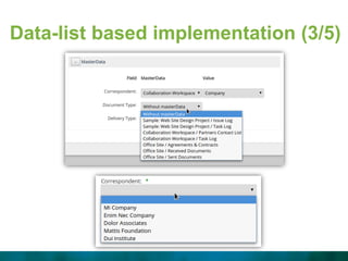 Data-list based implementation (3/5)  