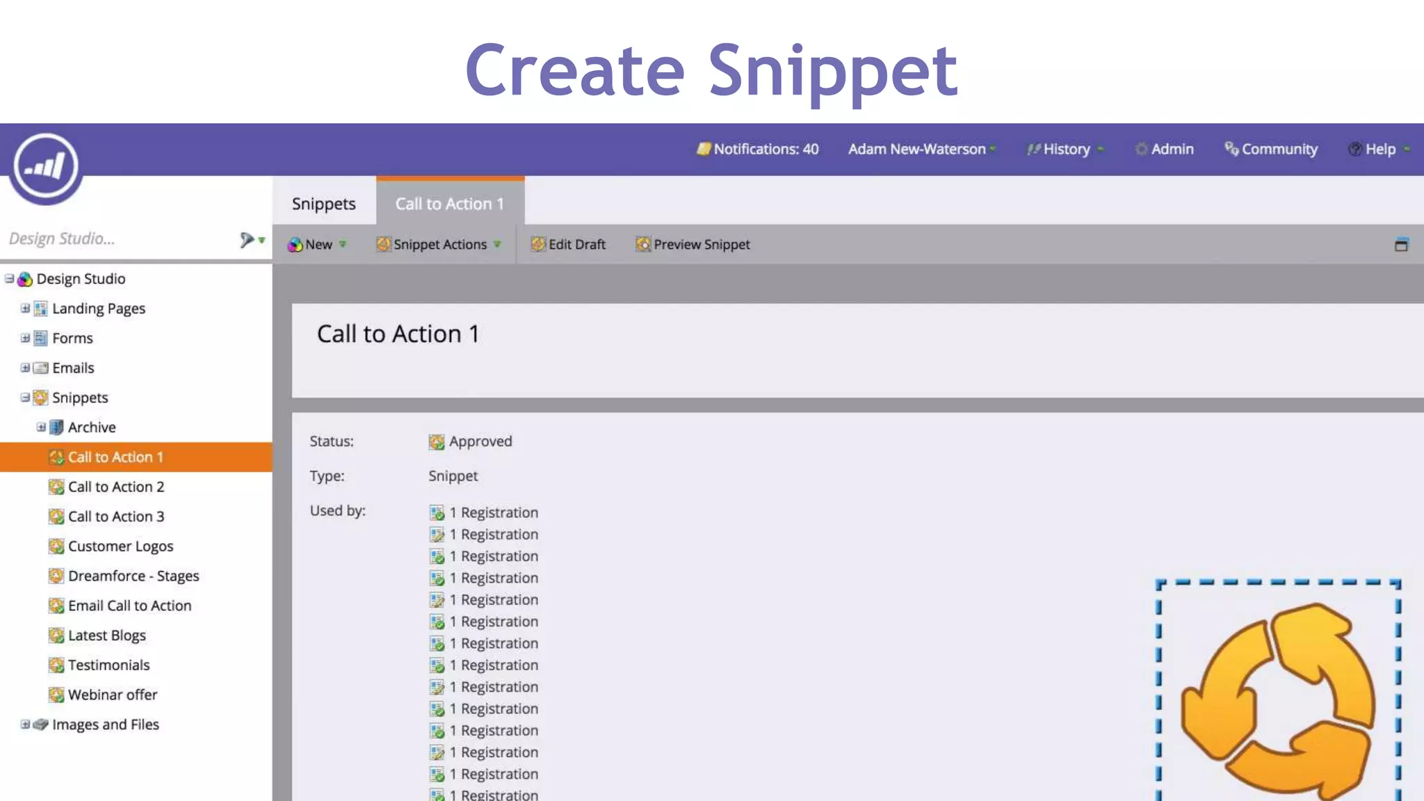 Create Snippet
 