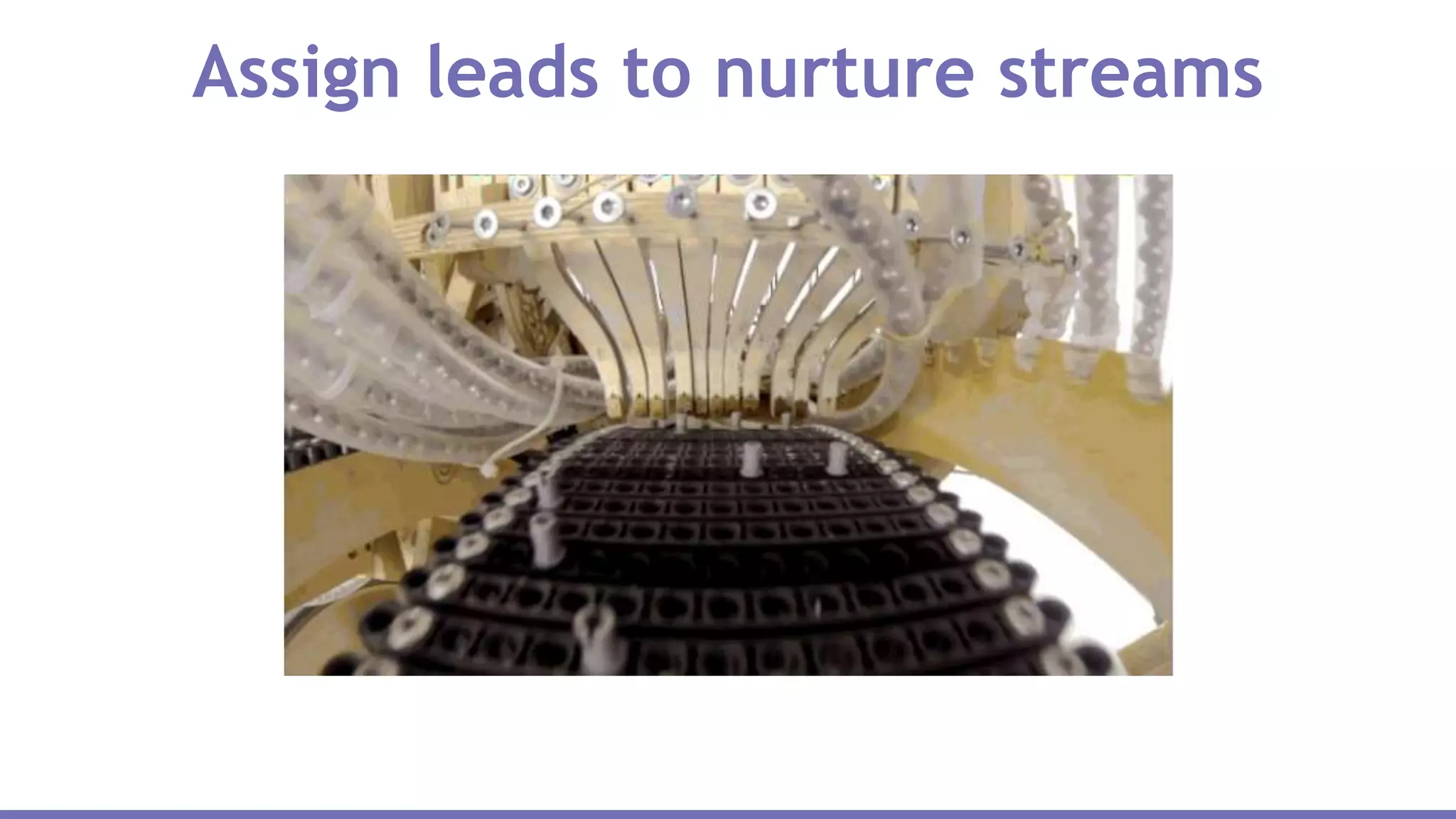 Assign leads to nurture streams
 