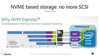 Pini Cohen’s work Copyright@2017. Do not remove source or attribution from any slide or graph
29
NVME based storage: no more SCSI
 