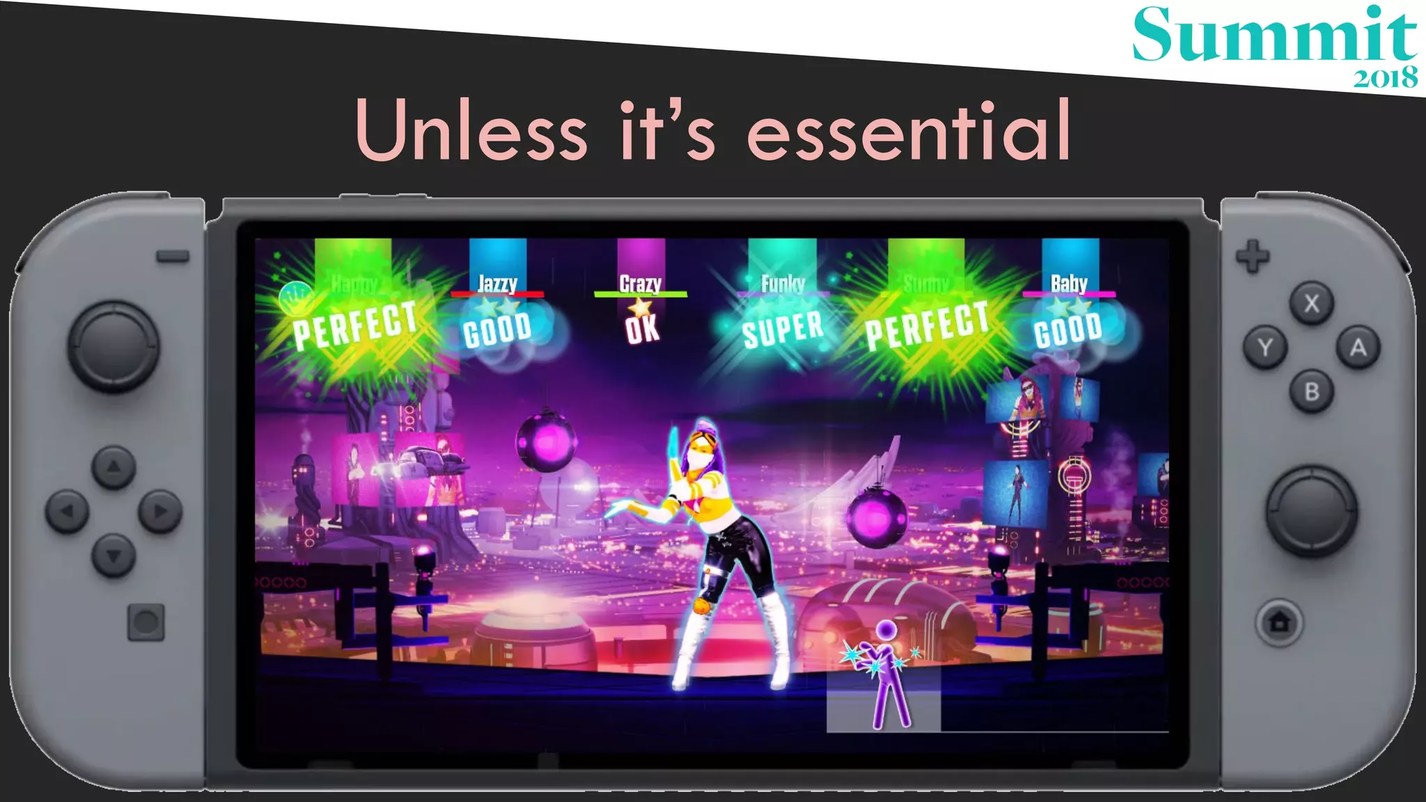 Unless it’s essential