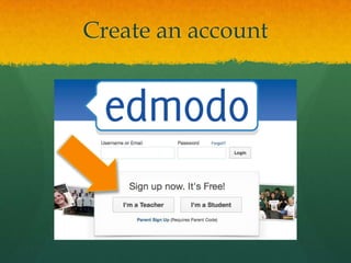 Create an account
 