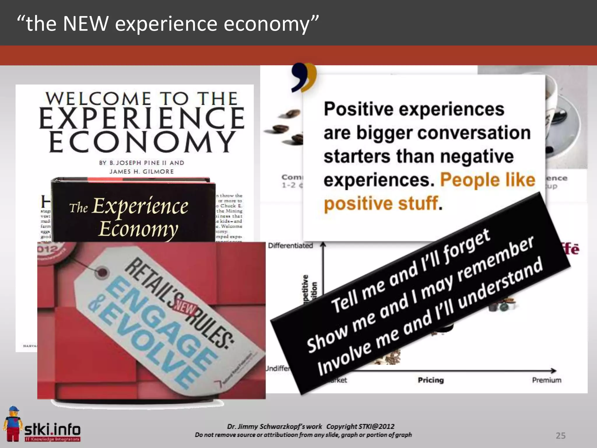 “the NEW experience economy”




                               25
 