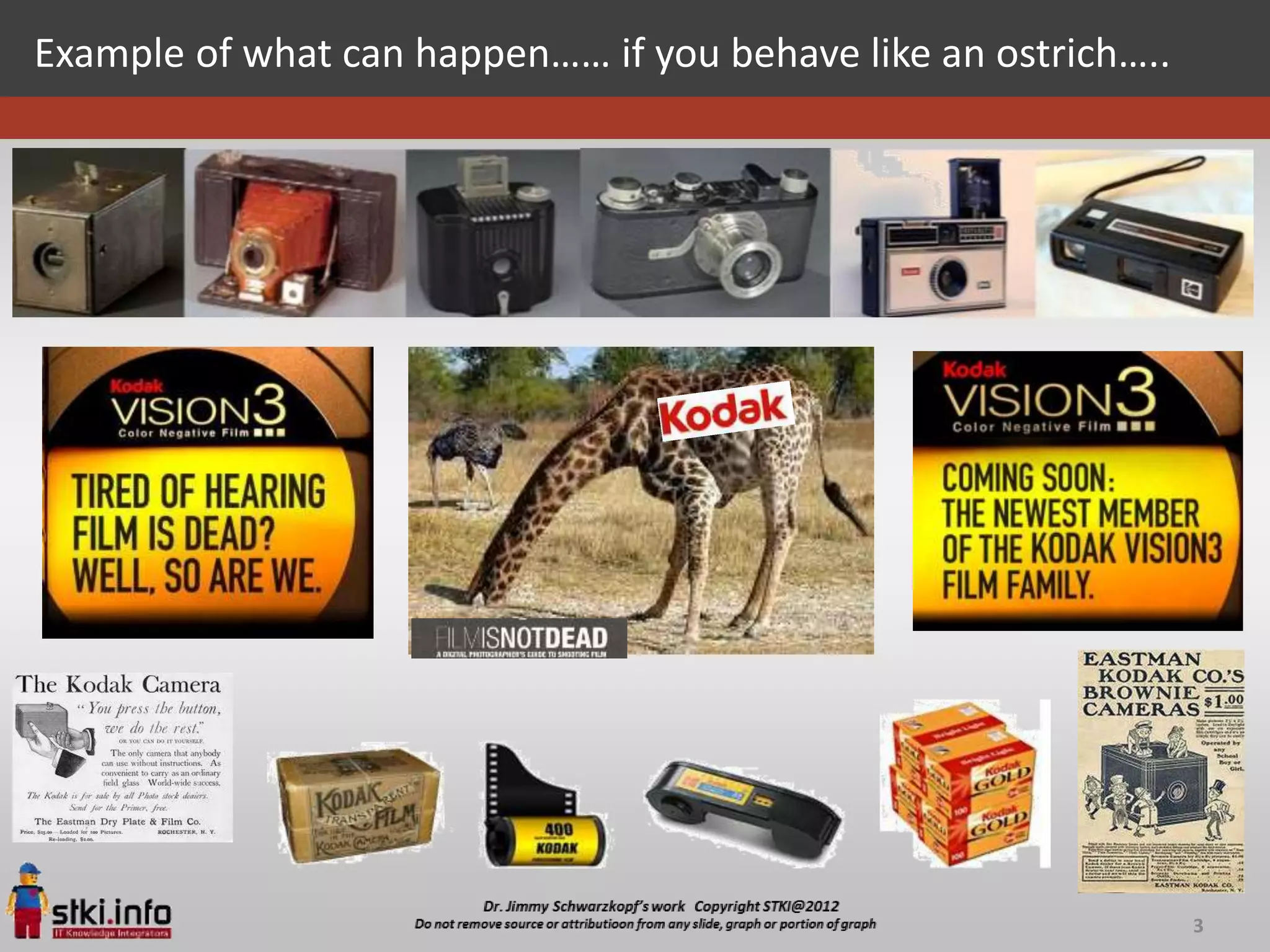 Example of what can happen…… if you behave like an ostrich…..




                                                                3
 