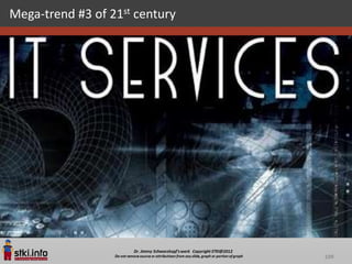 Mega-trend #3 of 21st century




                                109
 
