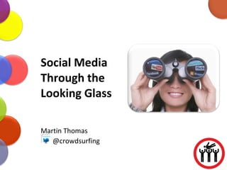 Social Media Through the Looking Glass Martin Thomas @crowdsurfing 