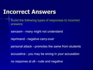 Questioning Techniques | PPT