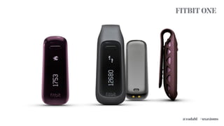FITBIT ONE
#uxaxioms@eadahl
 