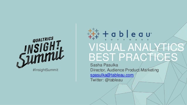 Visual Analysis Best Practices