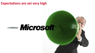 SHARE 2012 | 104
Expectations are set very high
 