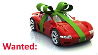 SHARE 2012 | 18
Wanted:
 