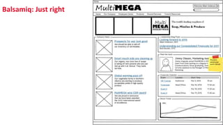Balsamiq: Just right
 