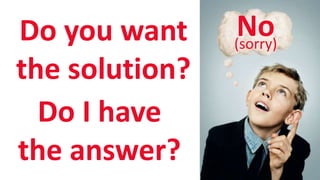 SHARE 2012 | 26
Do I have
the answer?
NoDo you want
the solution?
(sorry)
 
