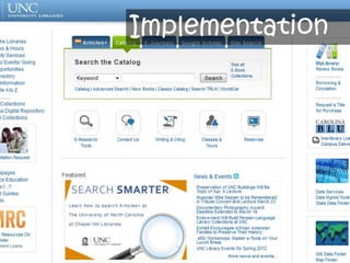 Implementation
                 Implementation
 