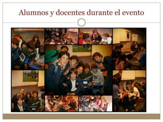 Alumnos y docentes durante el evento
