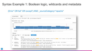 Sumo Logic QuickStart Webinar | PDF