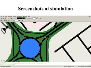 Screenshots of simulation
 