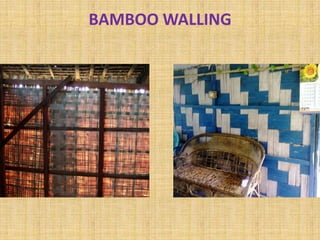 Native Walling ppt on bamboo traditional housing in arunachal pradesh | PPTX