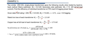 Polarity Test Sumpners test back to back test | PPT