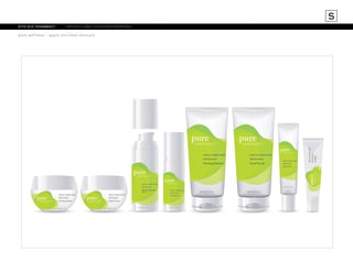 S
rite aid	 pharmacy	

private label skincare proposal

pure wellness : apple enriched skincare

pure

we l l ne ss ™

APPLE-ENRICHED SKINCARE

pure

sk . n . . are
. . . . .i . . .c . . . . . . . . . . . . . . . . . . . . .

Foaming Cleanser

Facial Scrub

pure

wellness ™
................................

APPLE-ENRICHED

................................

skin c are

Lip Balm

sk . nca . . . .
. . . . .i . . . . . . . .re . . . . . . . . . . . . . .

A P P LE- ENRI CH ED
................................

skin care

................................

APPLE-ENRIC HED
................................

APP LE-ENRI CHED

................................

... . ... . ........................

wellness ™
... . ... . ........................

we lln e ss ™

... . ... . ........................

pure

................................

Eye Cream

................................

A P P L E - E N R I CH E D

................................

pure

we llne ss ™

wel l n e ss ™

pure

pure

wellness ™

s k i n c a re

................................

Day Moisturizer
.................................

pure

welln ess ™

APPL E - E N R I C H E D

................................

s kincare

...............................

Purifying Mask

net wt. 1.5 oz

.......... . . . . . . . . . . . . . . . . . . . . . . .

pure

we l l n e ss ™

SPF 15

APPL E - E N R I C H E D

net wt. 0.5 oz
................................

APPLE - E NRICHE D

................................

sk . . . . . . . . . . . .
. . . . .inca.re . . . . . . . . . . . . . .
Face Serum

.......... . . . . . . . . . . . . . . . . . . . . . .

s kinc a re

.......... . . . . . . . . . . . . . . . . . . . . .

Night Cream

net wt. 1.5 oz

net wt. 1.7 oz

© Mana Products 2011, all rights reserved. Mana Products retains the right to all ideas, products and visuals presented here.

net wt. 1.0 oz

net wt. 6.0 oz

net wt. 6.0 oz

net wt. 0.5 oz

 