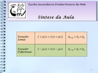 Escola Secundária Fontes Pereira de Melo




      Síntese da Aula




                                           12
 
