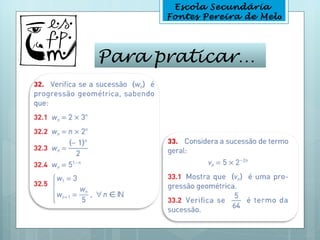 Escola Secundária
      Fontes Pereira de Melo




Para praticar…
 