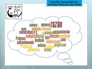 Escola Secundária
Fontes Pereira de Melo
 