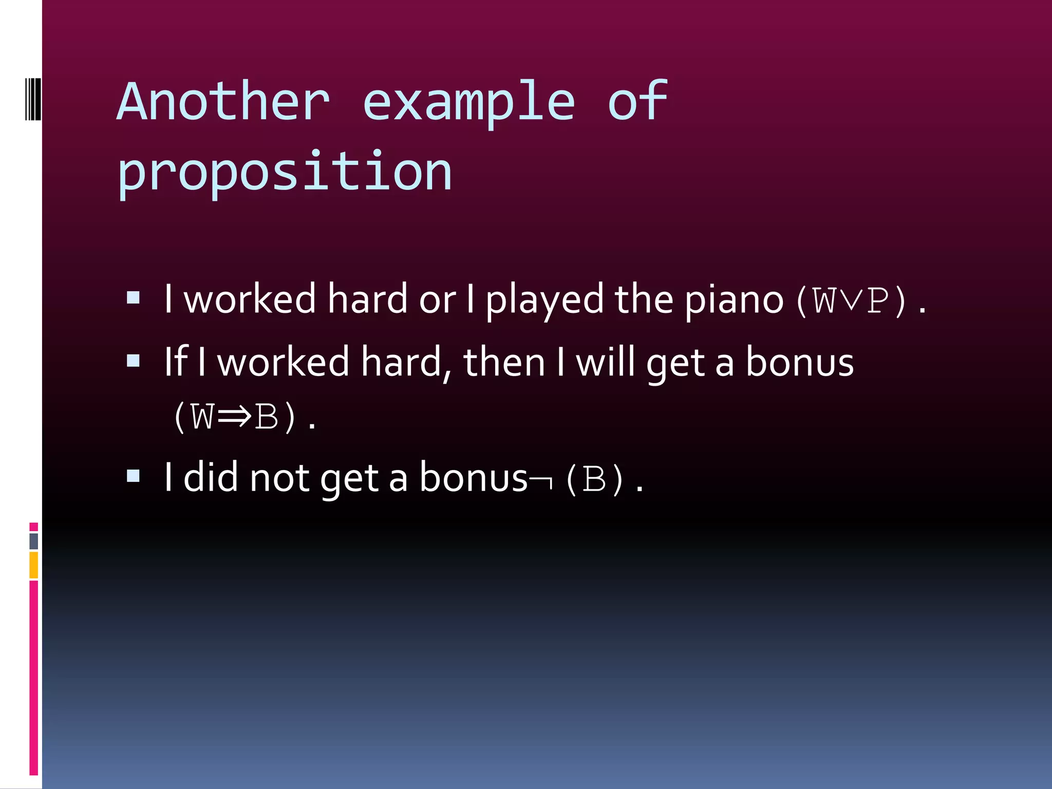 Discrete Mathematics - Propositional Logic | PPTX | Science