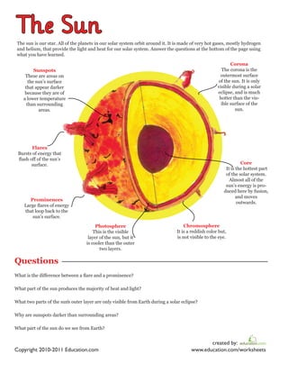Sun diagram-review | PDF