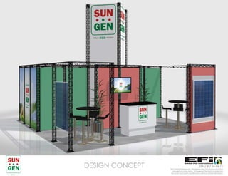 Truss-display-design concept by Exhibit Fair International Inc. of Las Vegas