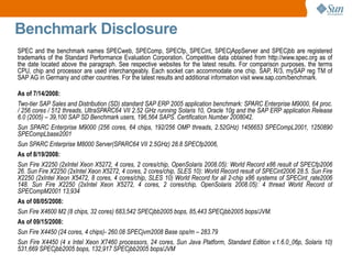 Sun Microsystems Q109 Quaterly Results Release