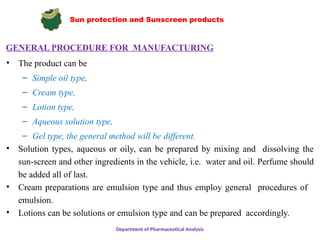 Sunscreen Production Process sun-protection-sunscreen-and-SPF-Cosmetic-sc.pptx