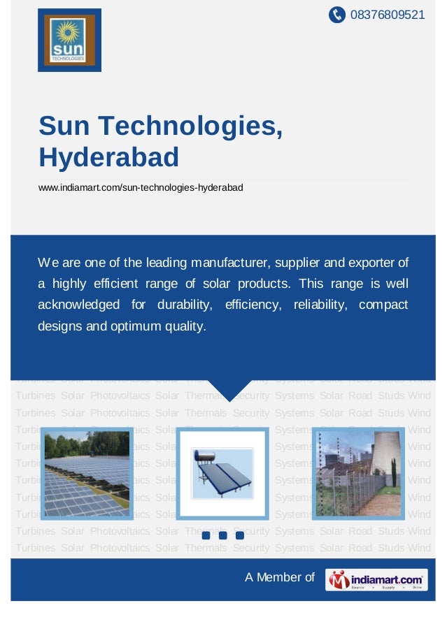 Sun Technologies Hyderabad Solar Power Plants