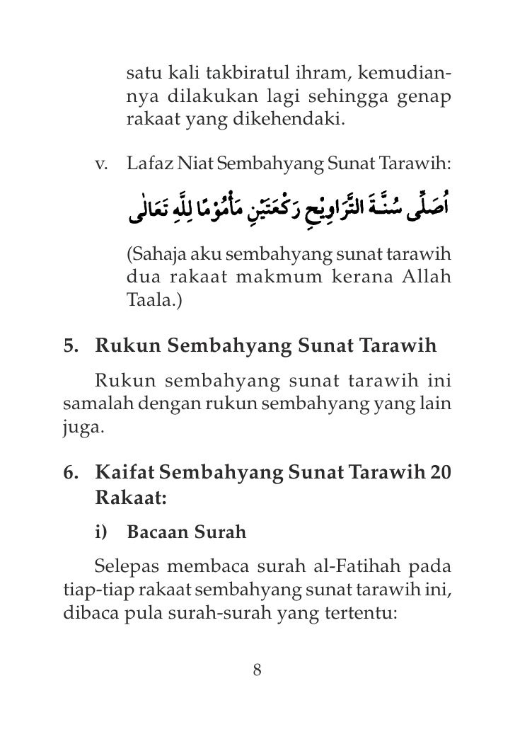 Sunat tarawih