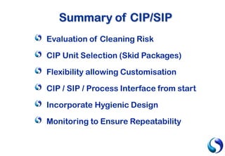 Hygienic Design Risk Cip Suncombe cip overview presentation | PDF