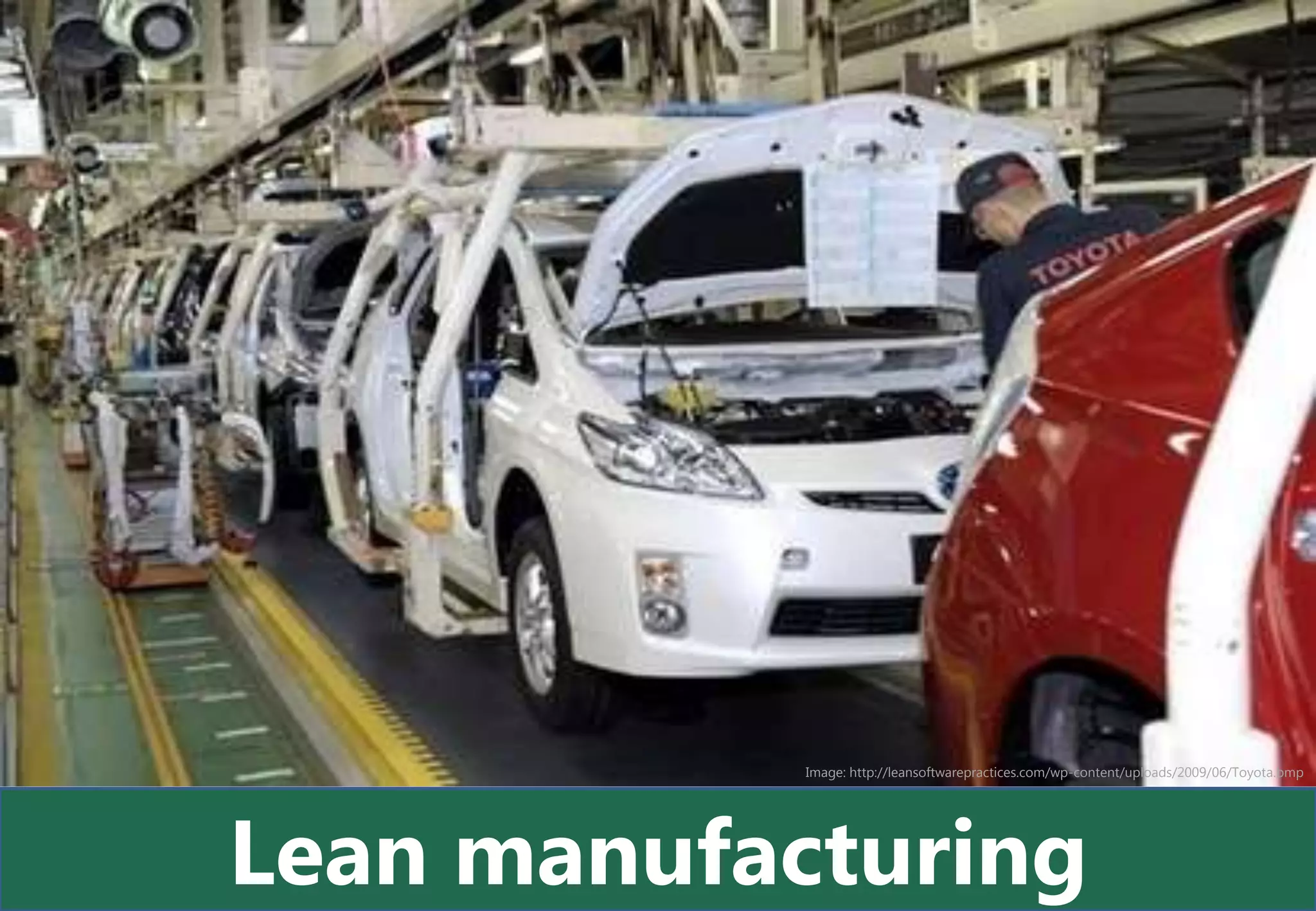 Image: http://leansoftwarepractices.com/wp-content/uploads/2009/06/Toyota.bmp




Lean manufacturing
 