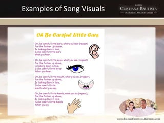 Examples of Song Visuals
 
