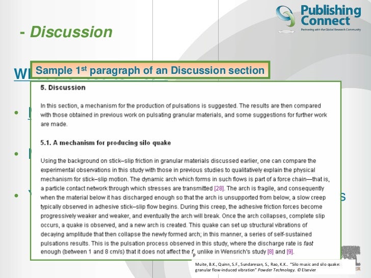 Scientific writing how to write discussion