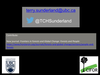 The right to food? Protected areas, access and food security