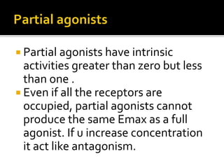 agonist and antagonist receptiors mechanisn .pptx