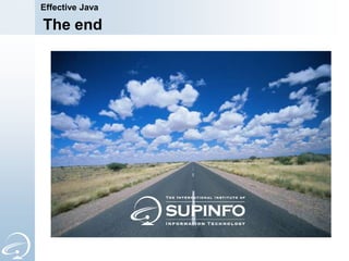 Effective Java

The end
 