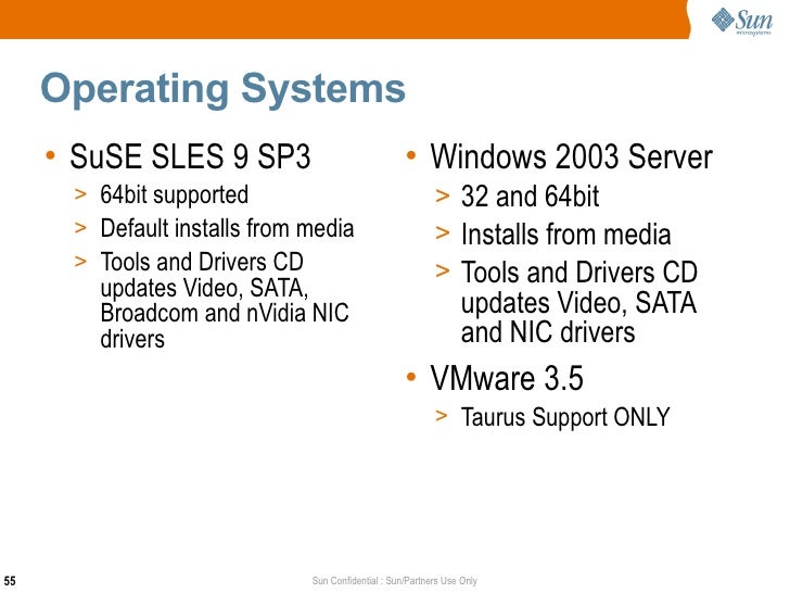 DRIVER UPDATE: SUN FIRE X2200 M2